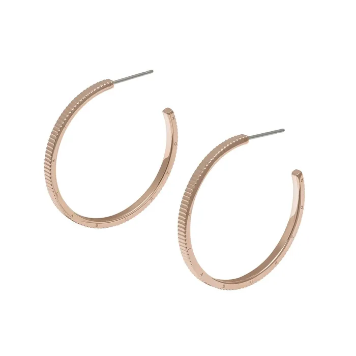 Olivia Burton Earrings Women Linear Carnation Gold Hoop Earrings Olivia Burton Earrings Women Linear Carnation Gold Hoop Earrings