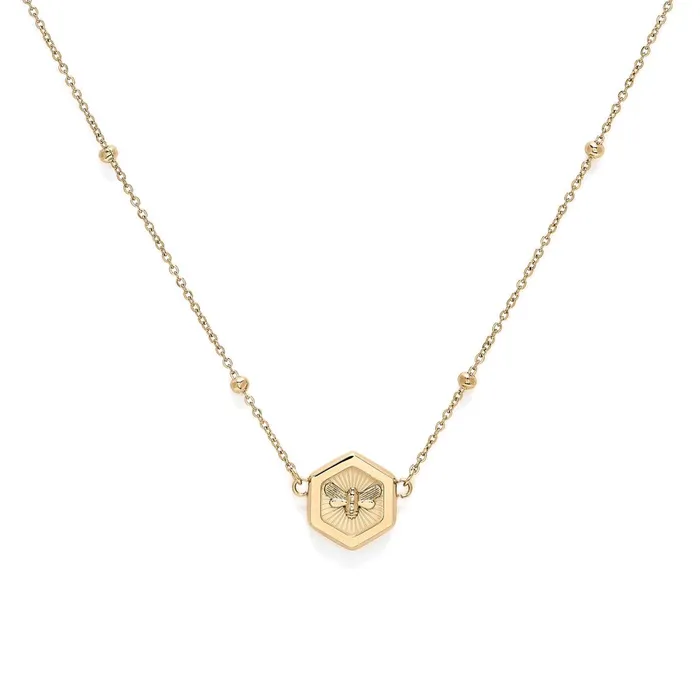 Olivia Burton Necklaces Women Minima Bee Gold Pendant Necklace