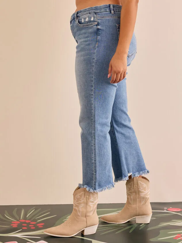 Olivia Cropped Flare Jeans Mediumwash Women Altar039d State Bottoms Olivia Cropped Flare Jeans Mediumwash Women Altar039d State Bottoms