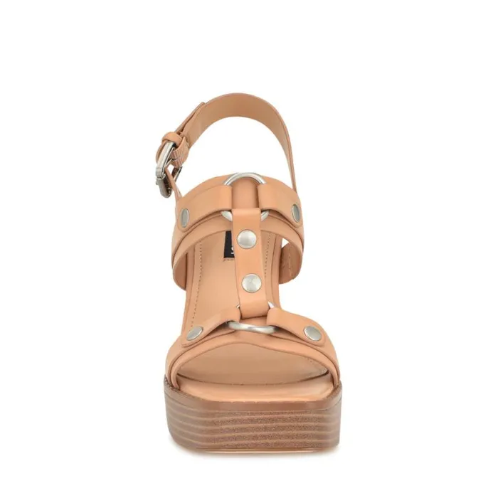 Opell Tailored Platform Sandals Light Natural Women Nine West Sandals Opell Tailored Platform Sandals Light Natural Women Nine West Sandals