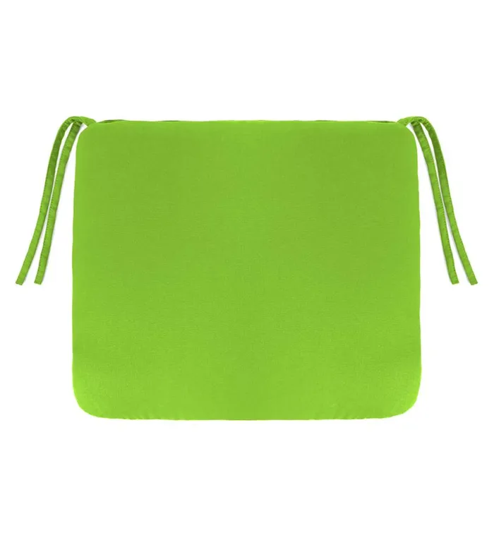 Outdoor Living Polyester Classic Chair Cushions With Ties 18034X 16034X 3034 8211 Forest Green Plow and Hearth Outdoor Furniture Cushions