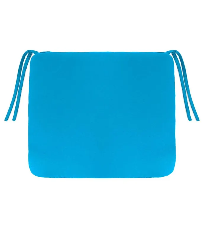 Outdoor Living Sunbrella Classic Chair Cushion With Ties 16034 Sq X 3034 8211 Bandana Plow and Hearth Outdoor Furniture Cushions