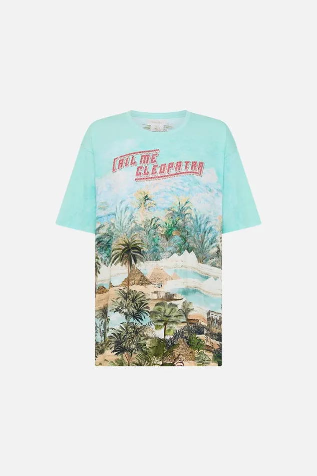 OVERSIZED BAND TEE 8211 MULTI VIEWS OF THE VALLEY Views Of The Valley Womens Camilla Tees