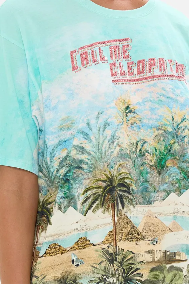 OVERSIZED BAND TEE 8211 MULTI VIEWS OF THE VALLEY Views Of The Valley Womens Camilla Tees