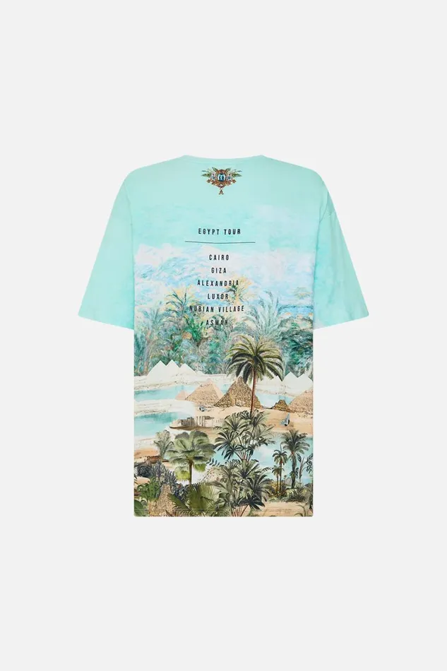 OVERSIZED BAND TEE 8211 MULTI VIEWS OF THE VALLEY Views Of The Valley Womens Camilla Tees