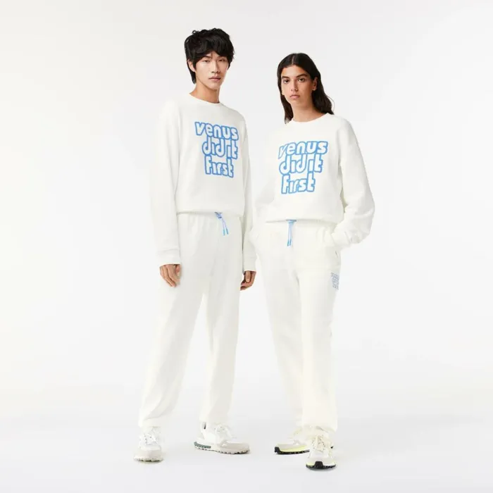 Pants and Leggings Women Lacoste Lacoste X EleVen By Venus Sweatpants White 70v