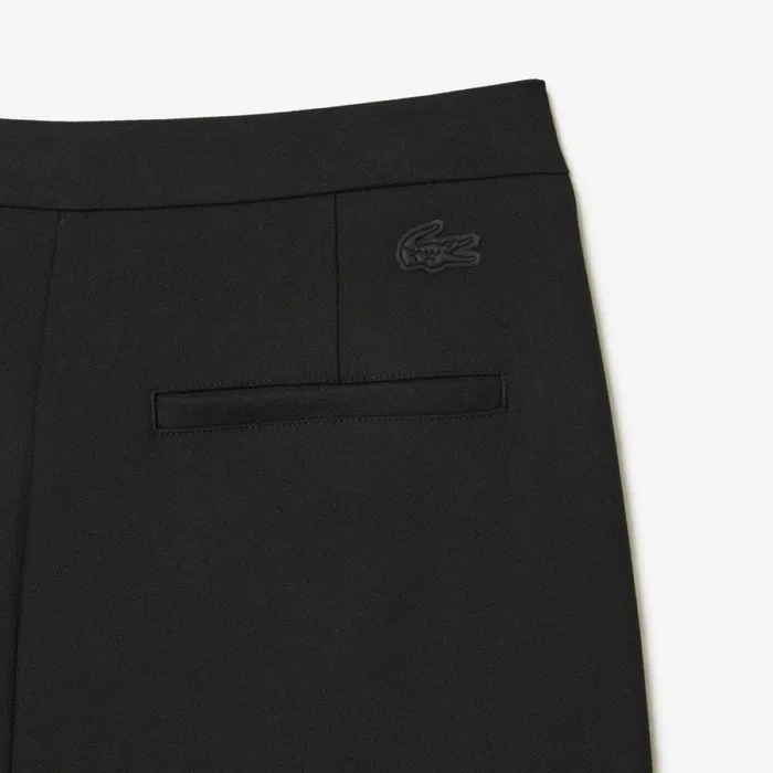 Pants and Leggings Women Lacoste Women039s HighWaist Flare Dress Pants Black 031