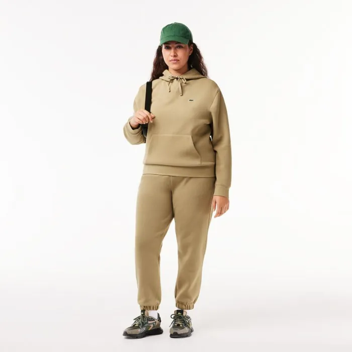 Pants and Leggings Women Lacoste Womens Blended Cotton Sweatpants Beige Cb8