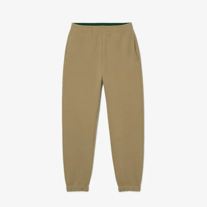 Pants and Leggings Women Lacoste Womens Blended Cotton Sweatpants Beige Cb8