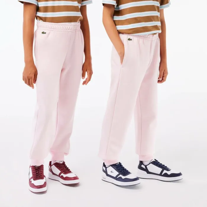 Pants and Shorts Kids Lacoste Kids039 Cotton Blend Sweatpants Light Pink T03
