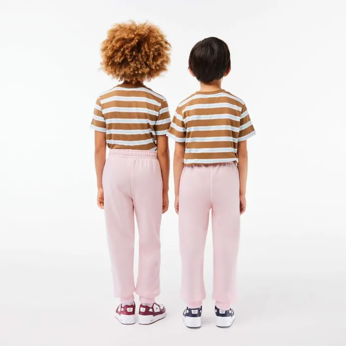 Pants and Shorts Kids Lacoste Kids039 Cotton Blend Sweatpants Light Pink T03