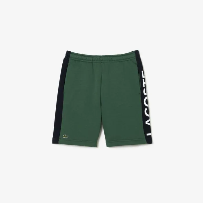 Pants and Shorts Kids Lacoste Kids Striped Organic Cotton Shorts Dark Green Navy Blue Kzi Pants and Shorts Kids Lacoste Kids Striped Organic Cotton Shorts Dark Green Navy Blue Kzi
