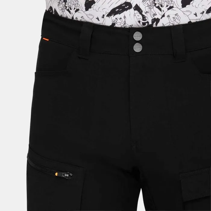 Pants and Shorts Men Mammut Zinal Hybrid Pants Black Pants and Shorts Men Mammut Zinal Hybrid Pants Black