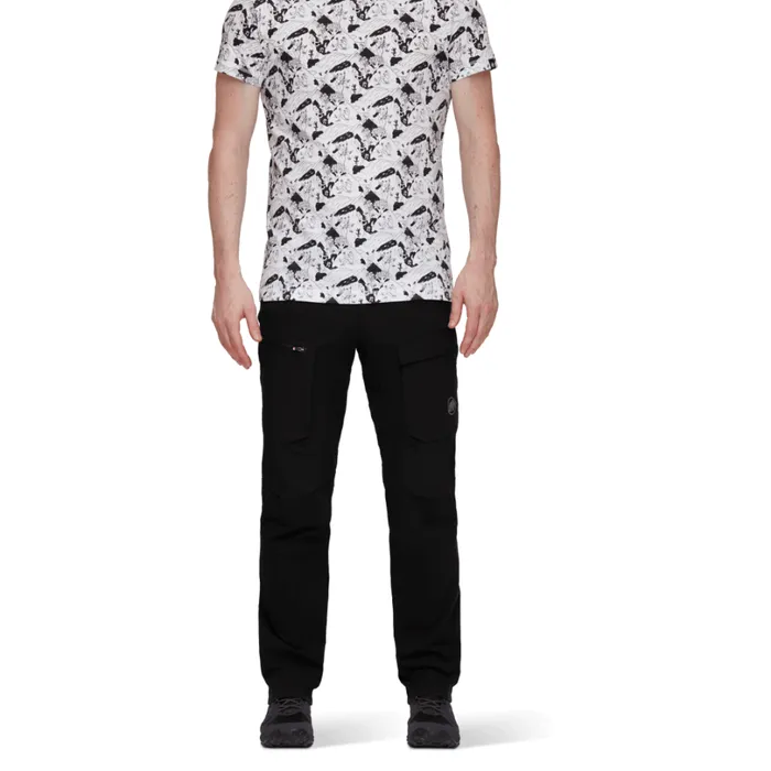 Pants and Shorts Men Mammut Zinal Hybrid Pants Black Pants and Shorts Men Mammut Zinal Hybrid Pants Black