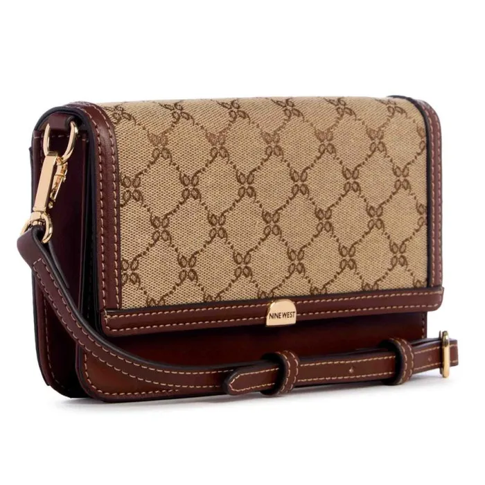 Park Slope Phone Wallet Crossbody Mocha Logomahogany Women Nine West Crossbody Park Slope Phone Wallet Crossbody Mocha Logomahogany Women Nine West Crossbody