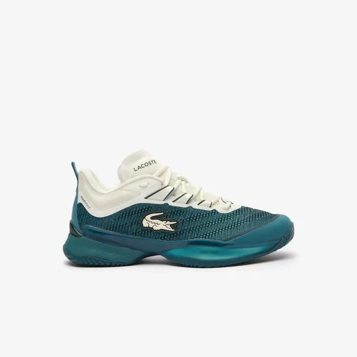 Performance Men Lacoste Men039s AGLT23 Ultra Tennis Shoes Dk Grnoff Wht 12153
