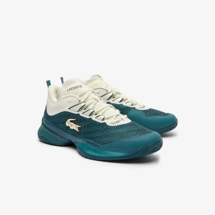 Performance Men Lacoste Men039s AGLT23 Ultra Tennis Shoes Dk Grnoff Wht 12153