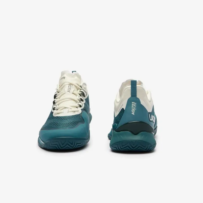 Performance Men Lacoste Men039s AGLT23 Ultra Tennis Shoes Dk Grnoff Wht 12153