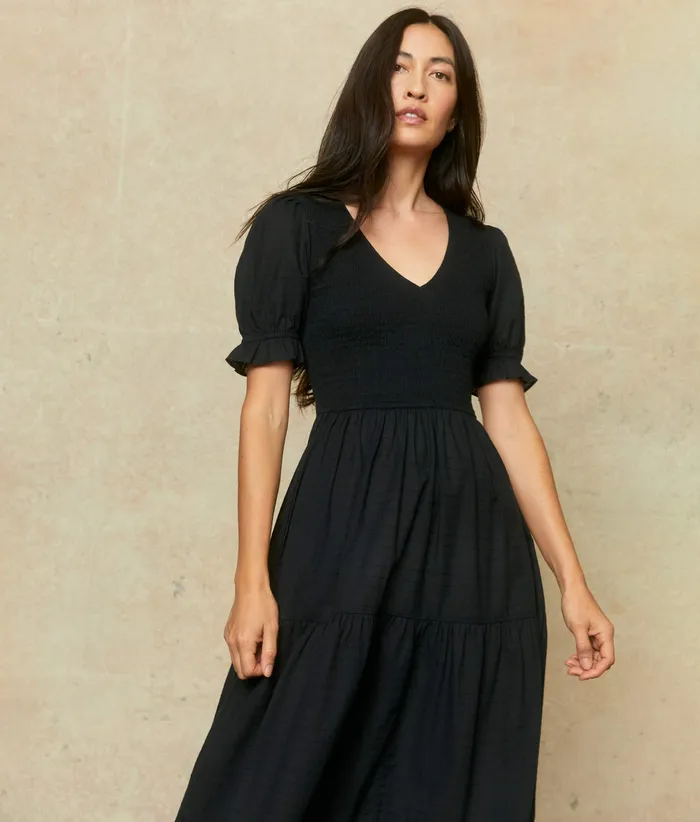 Petite Sizing Christy Dawn Women The Brooklyn Dress Petites Night Waffle