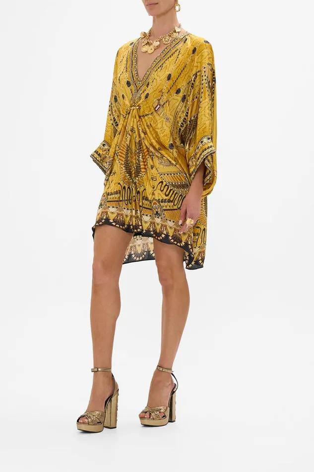 PIERCED V NECK SHORT KAFTAN VALLEY OF THE KINGS Valley Of The Kings Womens Camilla Kaftans