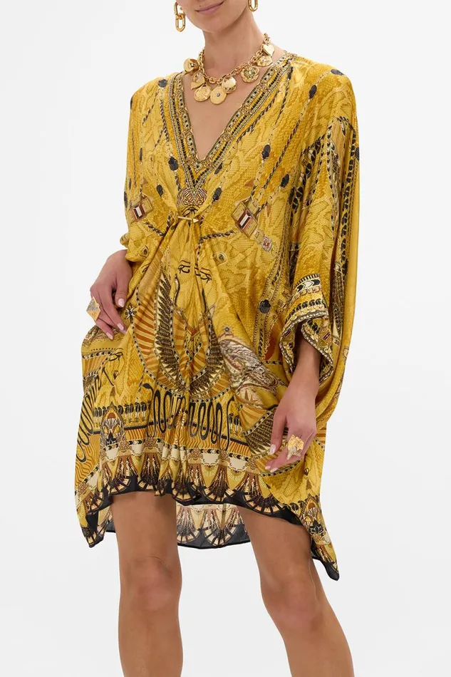PIERCED V NECK SHORT KAFTAN VALLEY OF THE KINGS Valley Of The Kings Womens Camilla Kaftans