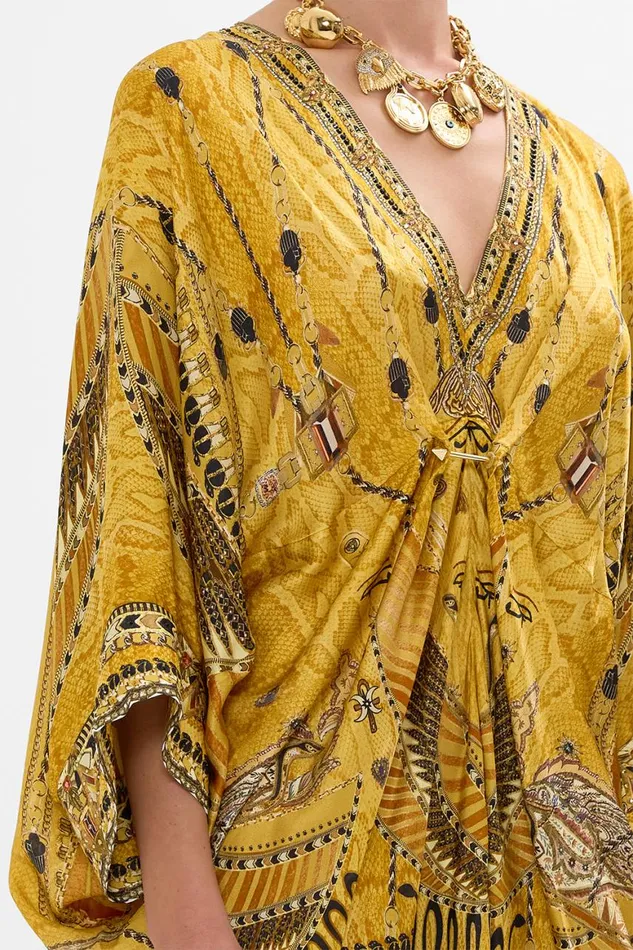 PIERCED V NECK SHORT KAFTAN VALLEY OF THE KINGS Valley Of The Kings Womens Camilla Kaftans