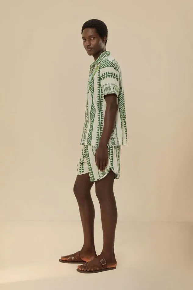 Pineapple Jacquard Shorts Women FARM Rio Shorts