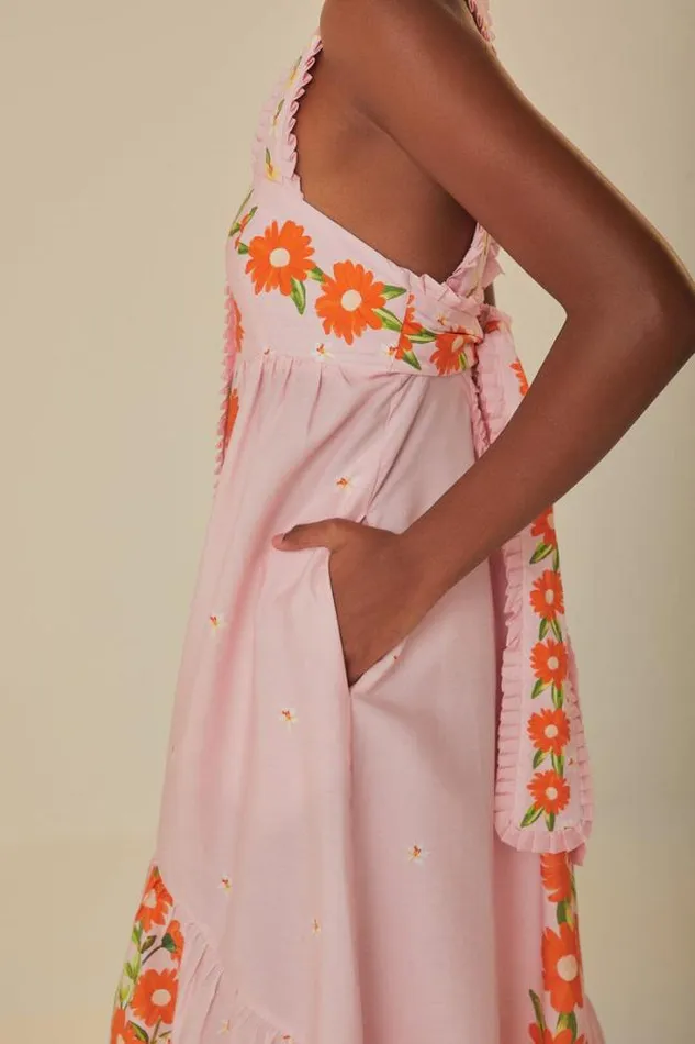 Pink Papaya Salad Maxi Dress Women FARM Rio Maxi Dresses