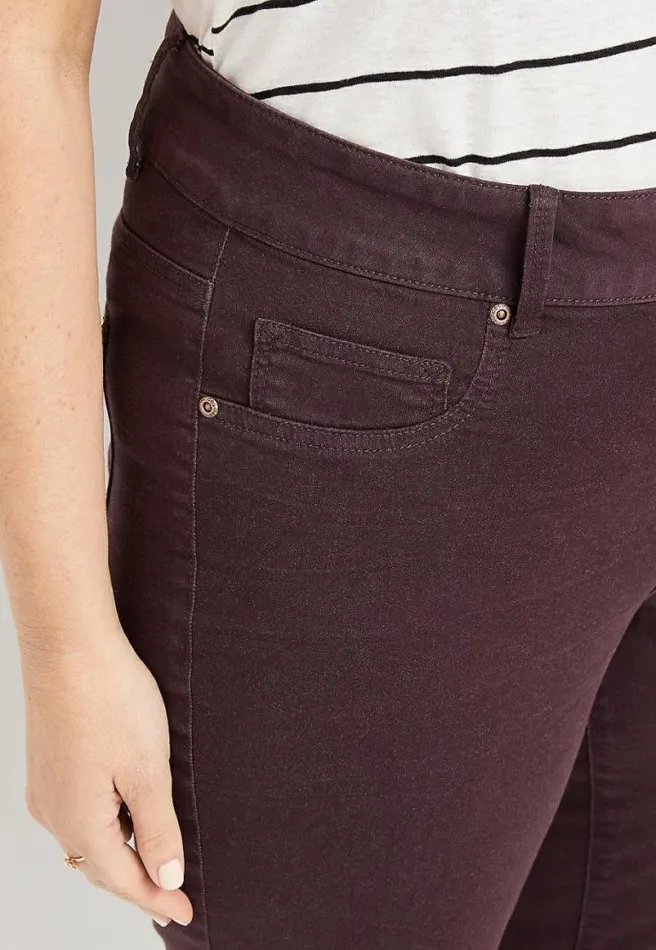 Plus Size High Rise Double Button Jegging Made With RepreveandReg Women Maurices Plus Jeans