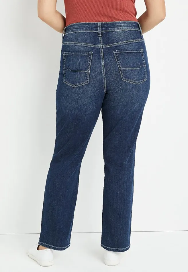 Plus Size M Jeans By Maurices Classic Straight Curvy High Rise Jean Women Maurices Plus Jeans