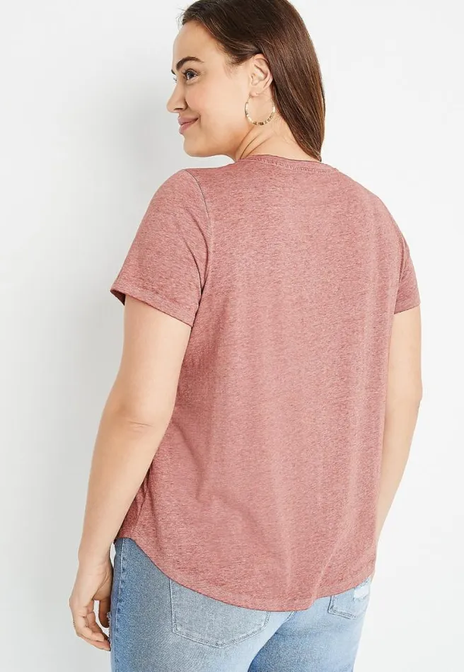 Plus Size Red Be A Good Human Graphic Tee Women Maurices Plus Tops
