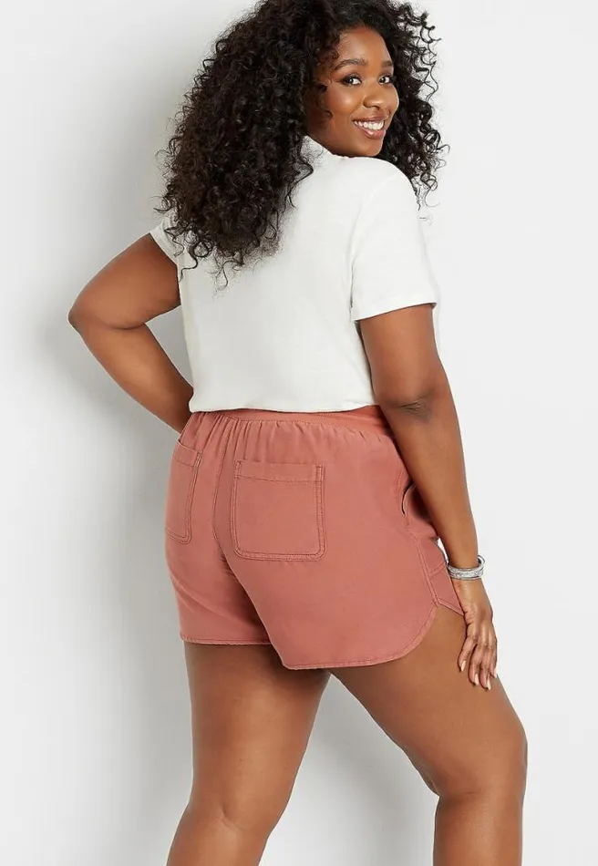 Plus Size Rust Weekender 5In Short Women Maurices Plus Bottoms
