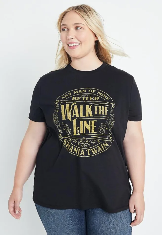 Plus Size Shania Twain Oversized Graphic Tee Women Maurices Plus Tops