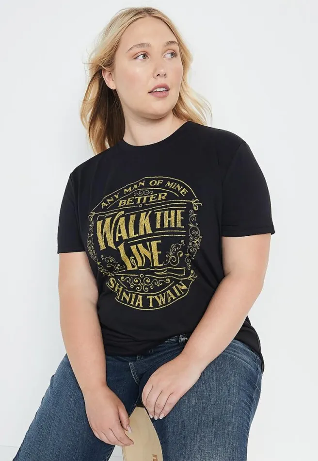 Plus Size Shania Twain Oversized Graphic Tee Women Maurices Plus Tops
