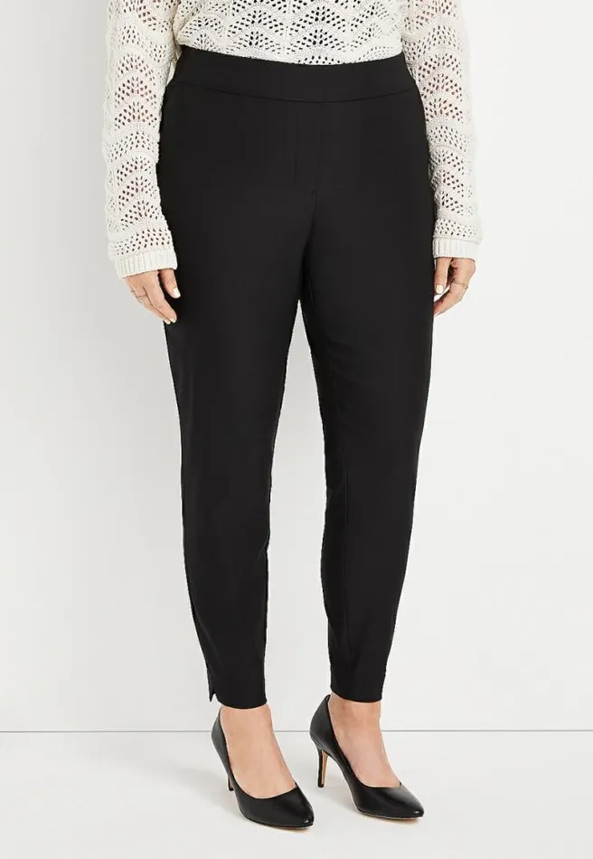 Plus Size Soft Pull On Stretchy Bengaline Pant Women Maurices Plus Bottoms
