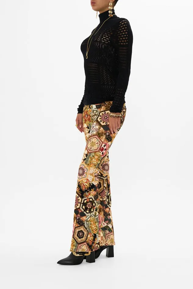 POINTELLE TURTLE NECK KNIT STITCHED IN TIME Stitched In Time Womens Camilla Knitwear