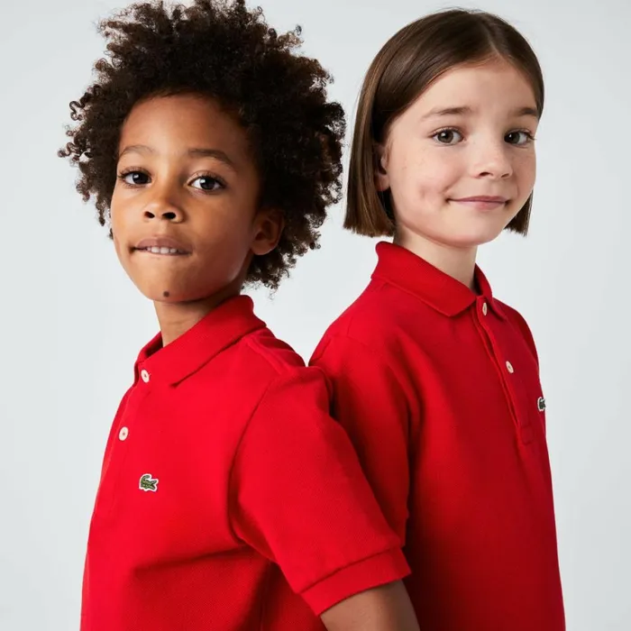 Polos Kids Lacoste Kids039 Regular Fit Petit Piqu Polo Red 240