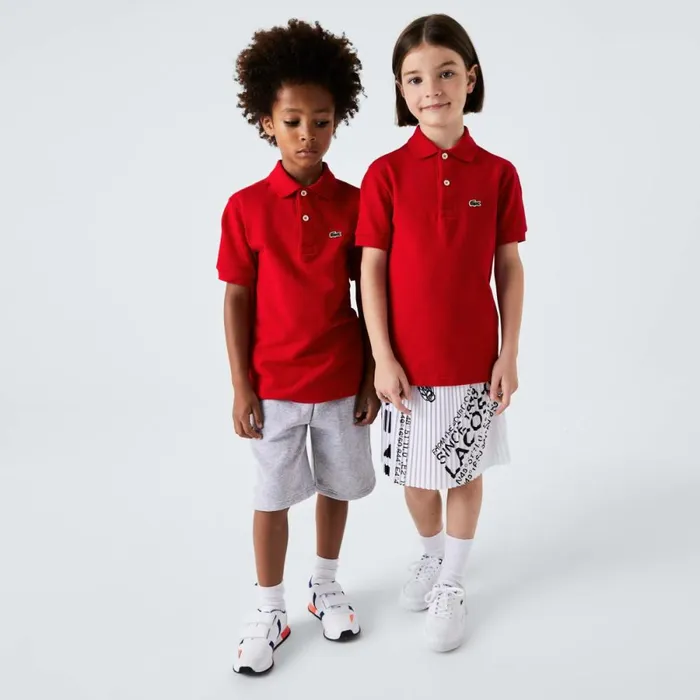 Polos Kids Lacoste Kids039 Regular Fit Petit Piqu Polo Red 240