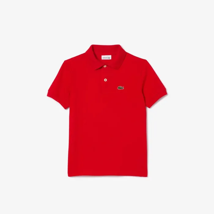 Polos Kids Lacoste Kids039 Regular Fit Petit Piqu Polo Red 240