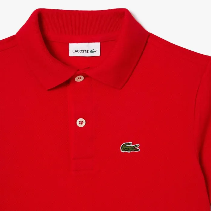 Polos Kids Lacoste Kids039 Regular Fit Petit Piqu Polo Red 240
