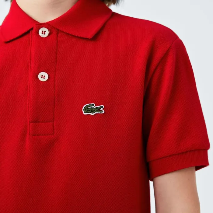 Polos Kids Lacoste Kids039 Regular Fit Petit Piqu Polo Red 240