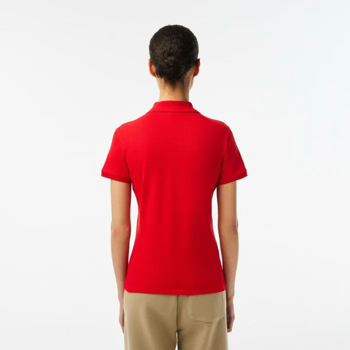 Polos Women Lacoste Women039s L12D Slim Fit Stretch Mini Piqu Polo Red 240