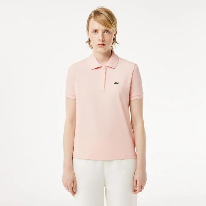 Polos Women Lacoste Women039s Regular Fit Soft Cotton Petit Piqu Polo Light Pink Ady