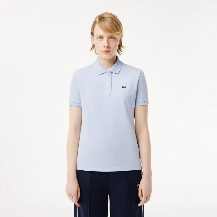 Polos Women Lacoste Women039s Regular Fit Soft Cotton Petit Piqu Polo Phoenix Blue J2g