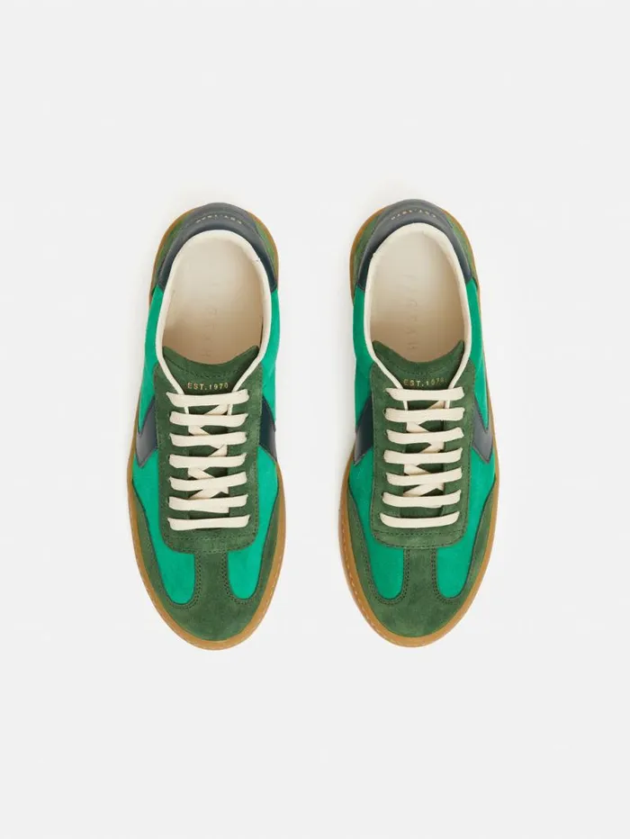 Portland Vintage Classic Trainer Green Women Jigsaw Trainers