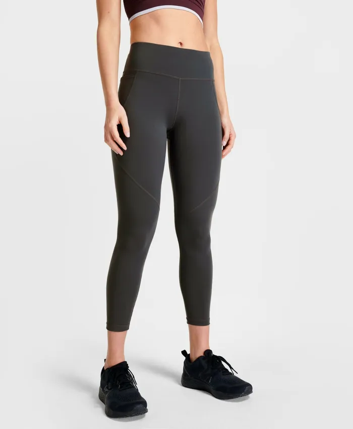 Power 78 Gym Leggings Slate Grey Women Pocketed Sweaty Betty