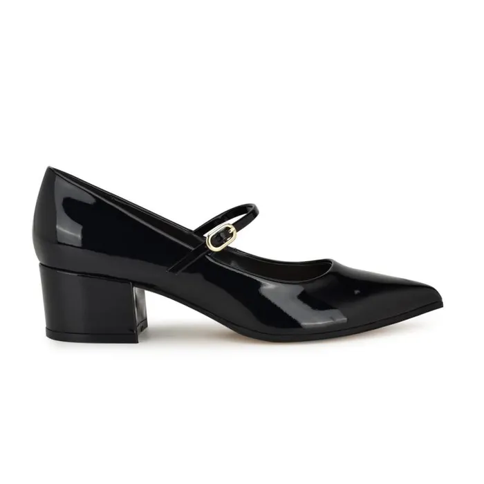 Prix Mary Jane Pumps Black Patent Women Nine West Heels