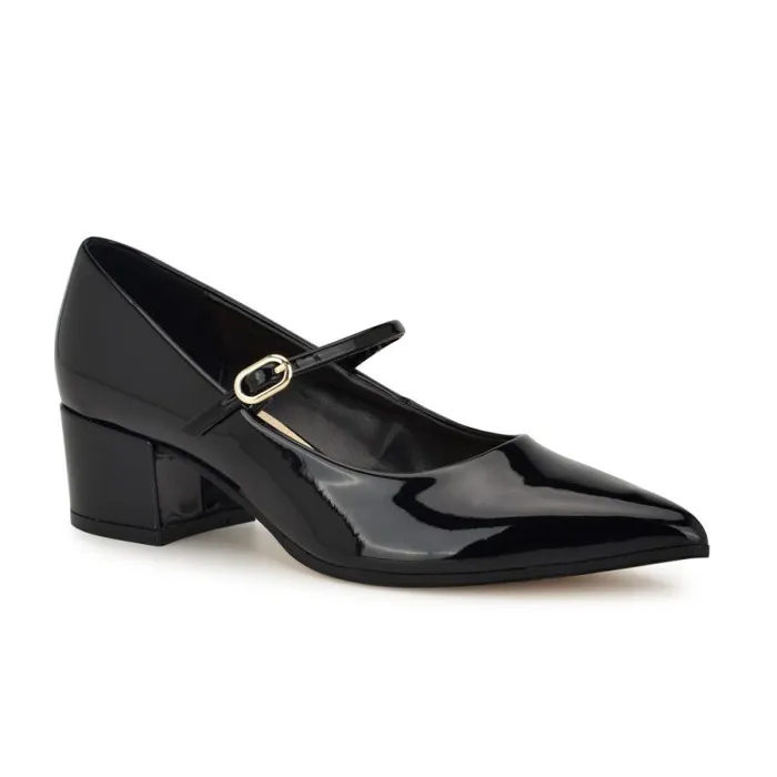 Prix Mary Jane Pumps Black Patent Women Nine West Heels Prix Mary Jane Pumps Black Patent Women Nine West Heels