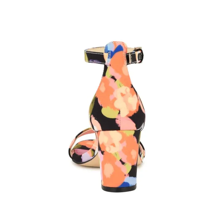 Pruce Ankle Strap Block Heel Sandals Black Floral Women Nine West Sandals Pruce Ankle Strap Block Heel Sandals Black Floral Women Nine West Sandals