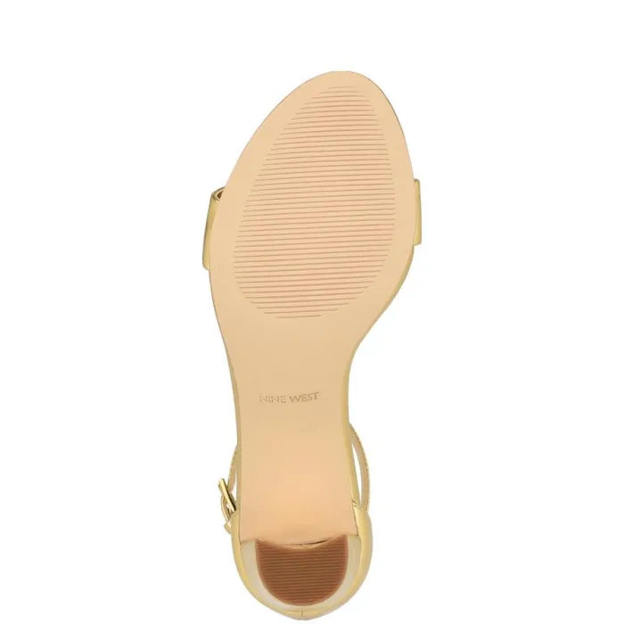 Pruce Ankle Strap Block Heel Sandals Gold Women Nine West Sandals Pruce Ankle Strap Block Heel Sandals Gold Women Nine West Sandals